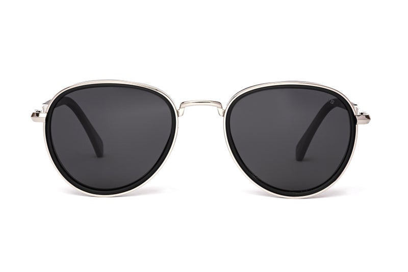 VEGAS Full Rim Oval Unisex Grey  Sunglasses V2071 S C4 - Image 1